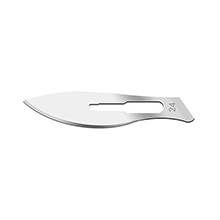 Swann Morton Stainless Steel Blade, Sterile, Size 24, 100/bx. MFID: 01SM24