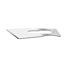 Swann Morton Stainless Steel Blade, Sterile, Size 25, 100/bx. MFID: 01SM25