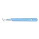 Swann Morton Disposable Scalpel, Stainless, Sterile, Size 9, Blue Handle, 10/bx. MFID: SM0517