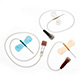 TERUMO SURFLO Winged Infusion Set, 21G x 3/4", 3-1/2" Tubing, 100/bx, 5 bx/cs. MFID: SV21BLSF, SV*21BLS, 1SV*21BLS