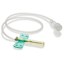 TERUMO SurShield Safety Winged Infusion Set, 21G x 3/4", 3-1/2" Tubing, 50/bx, 10 bx/cs. MFID: SV*S21BLS, 1SV*S21BLS
