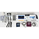 Welch Allyn CONNEX Wall System: Nellcor SpO2, Otoscope, Ophthalmoscope, SureTemp Plus, BRAUN ThermoScan PRO 4000 (OPEN BOX/DEMO). MFID: 85NTVE3-USOB