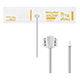 Welch Allyn FlexiPort Disposable Blood Pressure Cuff; Size-06 Small Infant, 1-Tube, Male Bayonet Connector; 20/pack. MFID: SOFT-06-1HP
