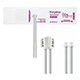 Welch Allyn FlexiPort Disposable Blood Pressure Cuff; Size-08 Small Child, 2-Tubes, Male Screw Connectors; 20/pack. MFID: SOFT-08-2SC
