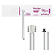Welch Allyn FlexiPort Disposable Blood Pressure Cuff; Size-08 Small Child, 2-Tubes , Tri-Purpose Connectors; 20/pack. MFID: SOFT-08-2TP