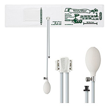 Welch Allyn FlexiPort Disposable Blood Pressure Inflation System: Size-09 Child, 2-Tubes, Tri-Purpose Connector, 20/pack. MFID: SOFT-09-2BV