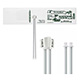 Welch Allyn FlexiPort Disposable Blood Pressure Cuff; Size-09 Child, 2-Tubes, Male Screw Connectors; 20/pack. MFID: SOFT-09-2SC