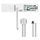 Welch Allyn FlexiPort Disposable Blood Pressure Cuff; Size-09 Child, 2-Tubes , Tri-Purpose Connectors; 20/pack. MFID: SOFT-09-2TP