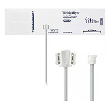 Welch Allyn FlexiPort Disposable Blood Pressure Cuff; Size-11 Adult, 1-Tube, Female Locking Connector; 20/pack. MFID: SOFT-11-1MQ