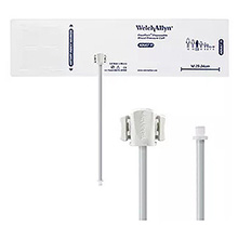 Welch Allyn FlexiPort Disposable Blood Pressure Cuff; Size-11 Adult, 1-Tube, Male Screw Connector; 20/pack. MFID: SOFT-11-1SC