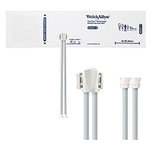 Welch Allyn FlexiPort Disposable Blood Pressure Cuff; Size-11 Adult, 2-Tubes, Female Locking Connectors; 20/pack. MFID: SOFT-11-2MQ