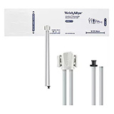 Welch Allyn FlexiPort Disposable Blood Pressure Cuff; Size-11 Adult, 2-Tubes , Tri-Purpose Connectors; 20/pack. MFID: SOFT-11-2TP