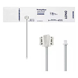 Welch Allyn FlexiPort Disposable Blood Pressure Cuff; Size-11L Adult Long, 1-Tube, Male Screw Connector; 20/pack. MFID: SOFT-11L-1SC