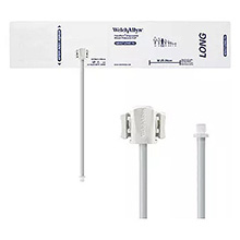 Welch Allyn FlexiPort Disposable Blood Pressure Cuff; Size-11L Adult Long, 1-Tube, Male Screw Connector; 20/pack. MFID: SOFT-11L-1SC