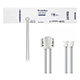 Welch Allyn FlexiPort Disposable Blood Pressure Cuff; Size-11L Adult Long, 2-Tubes, Female Locking Connectors; 20/pack. MFID: SOFT-11L-2MQ