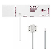 Welch Allyn FlexiPort Disposable Blood Pressure Cuff; Size-12 Large Adult, 1-Tube, Male Bayonet Connector; 20/pack. MFID: SOFT-12-1HP