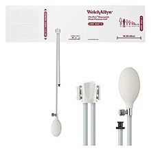 Welch Allyn FlexiPort Disposable Blood Pressure Inflation System: Size-12 Large Adult, 2-Tubes, Tri-Purpose Connector, 20/pack. MFID: SOFT-12-2BV