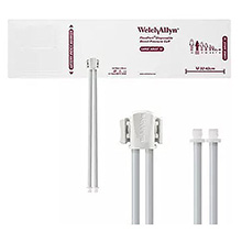 Welch Allyn FlexiPort Disposable Blood Pressure Cuff; Size-12 Large Adult, 2-Tubes, Male Screw Connectors; 20/pack. MFID: SOFT-12-2SC
