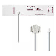 Welch Allyn FlexiPort Disposable Blood Pressure Cuff; Size-12L Large Adult Long, 1-Tube, Male Bayonet Connector; 20/pack. MFID: SOFT-12L-1HP