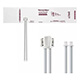 Welch Allyn FlexiPort Disposable Blood Pressure Cuff; Size-12L Large Adult Long, 2-Tubes, Male Screw Connectors; 20/pack. MFID: SOFT-12L-2SC