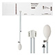 Welch Allyn FlexiPort Disposable Blood Pressure Inflation System: Size-13 Thigh, 2-Tubes, Tri-Purpose Connector, 20/pack. MFID: SOFT-13-2BV