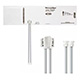 Welch Allyn FlexiPort Disposable Blood Pressure Cuff; Size-13 Thigh, 2-Tubes, Female Locking Connectors; 20/pack. MFID: SOFT-13-2MQ