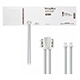 Welch Allyn FlexiPort Disposable Blood Pressure Cuff; Size-13 Thigh, 2-Tubes, Male Screw Connectors; 20/pack. MFID: SOFT-13-2SC
